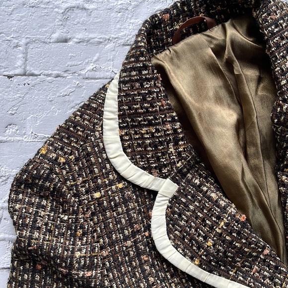 VINTAGE | Yaly single breasted cropped tweed jacket - Picture 2 of 10